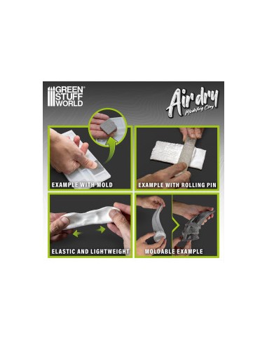 Air Dry Foam Clay 250gr. - Gris