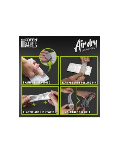 Air Dry Foam Clay 250gr. - Negro