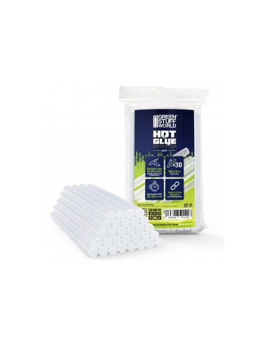 BARRITAS SILICONA 11mm 190mm TRANSPARENTE (X30)