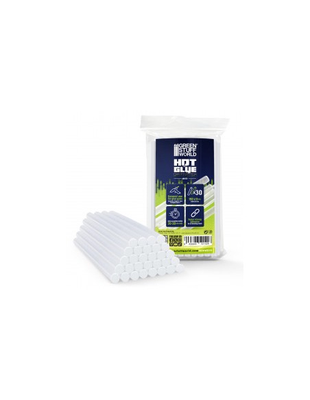 BARRITAS SILICONA 11mm 190mm TRANSPARENTE (X30)