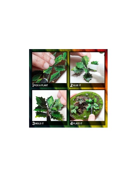 PLANTAS DE PAPEL COLOREADAS - PLATANEROS