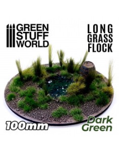 Hierba Larga 100mm - VERDE OSCURO 2