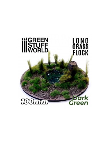 Hierba Larga 100mm - VERDE OSCURO
