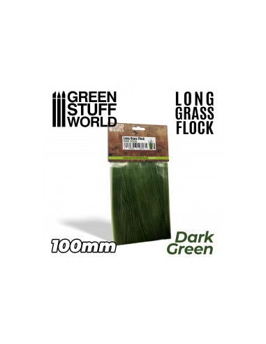 Hierba Larga 100mm - VERDE OSCURO