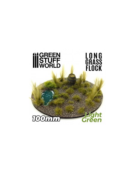 Hierba Larga 100mm - VERDE CLARO