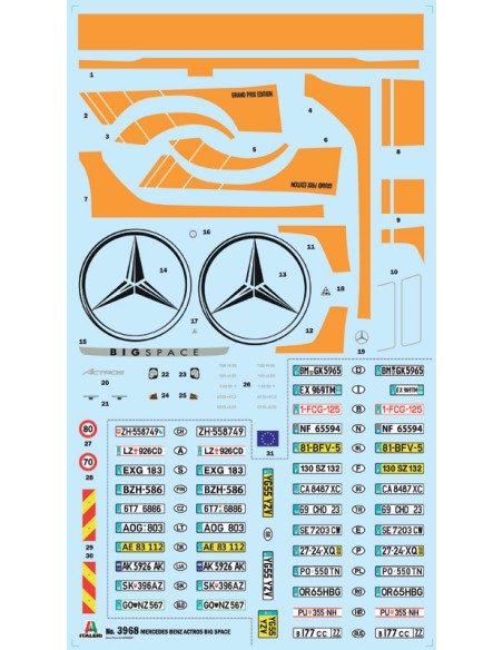 Mercedes Benz Actros MP4 Big Space Grand Prix Edition