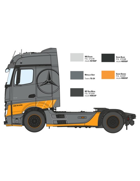 Mercedes Benz Actros MP4 Big Space Grand Prix Edition