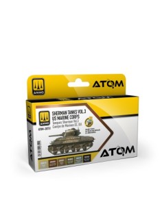 ATOM Set Tanques Sherman Vol 3 Cuerpo de Marines EEUU 2GM