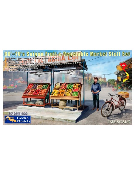 60′-70’s Saigon Fruit & Vegetable Market Stall Set