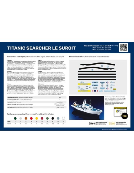 Titanic Searcher Le Suroit