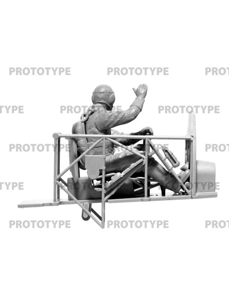 WWII Axis Pilots in the cockpit (German, Italian, Japanese) (100% new molds)