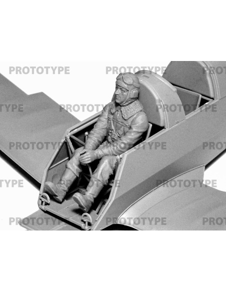 WWII Axis Pilots in the cockpit (German, Italian, Japanese) (100% new molds)