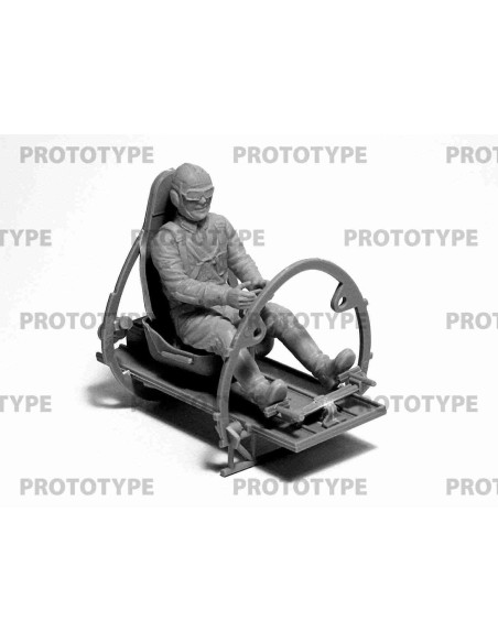 WWII Allies Pilots in the cockpit (British, American, Soviet) (100% new molds)