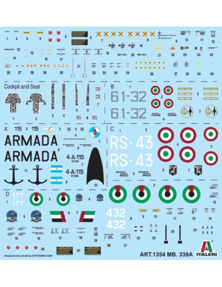 MB 339A + SET RESINA HIGH PLANET MODELS
