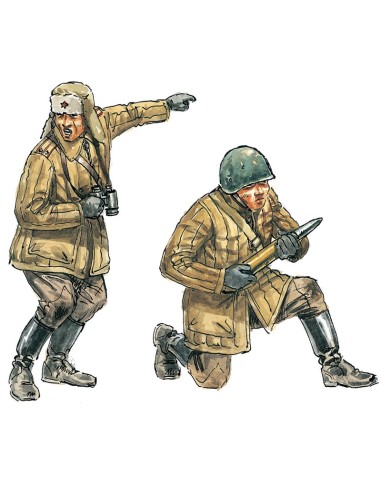 Russian ZiS-3 Anti-Tank Gun w/ Crew