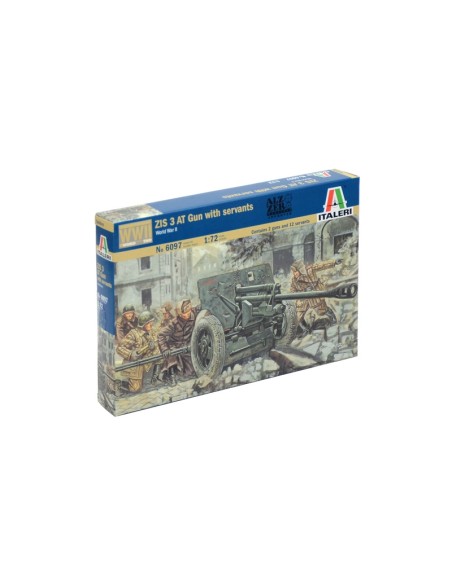 Russian ZiS-3 Anti-Tank Gun w/ Crew