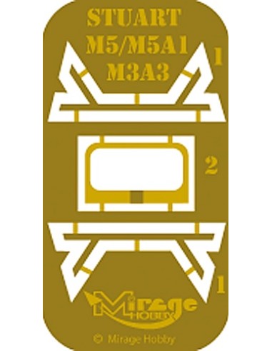 M5A1 amerykański czołg lekki 3 Dyw. Panc....