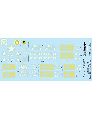 M5A1 amerykański czołg lekki 3 Dyw. Panc....