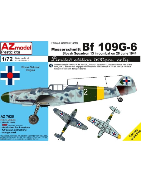 Messerschmitt Bf 109G-6 Slovak Squadron 13 in combat on 26 June 1944