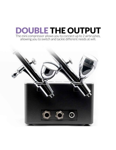 Aerografo Gaahleri GTS-06 con compresor