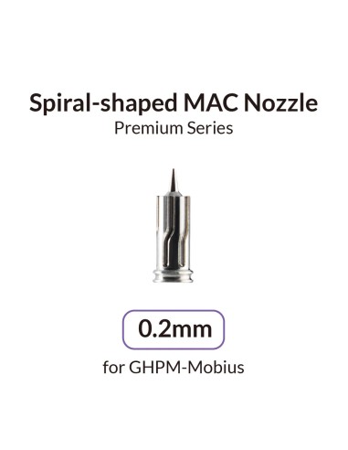 Airbrush 0.2mm Spiral-shaped Nozzle for Premium Mobius