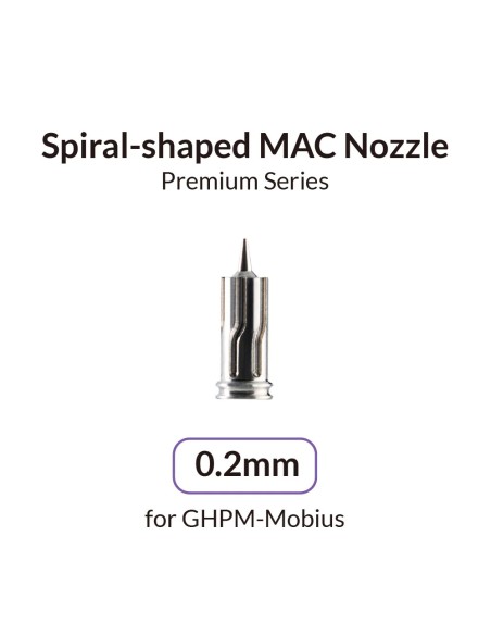 Airbrush 0.2mm Spiral-shaped Nozzle for Premium Mobius