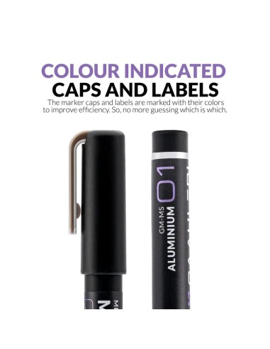 Metallic Series Markers  Aluminium