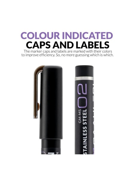Metallic Series Markers Stainless Steel
