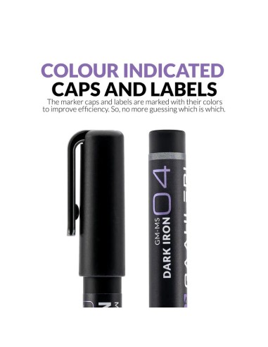 Metallic Series Markers Dark Iron