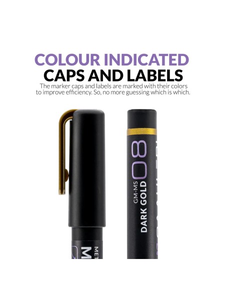 Metallic Series Markers Dark Gold