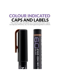 Metallic Series Markers Scorched Gold