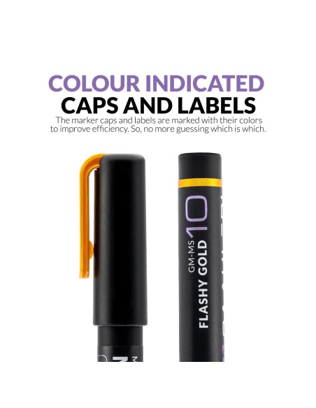 Metallic Series Markers  Flashy Gold