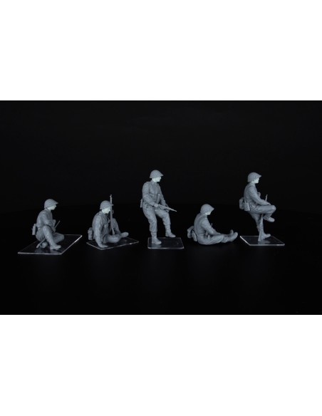 Brisith Tank Riders NW Europe (With Resin Heads)