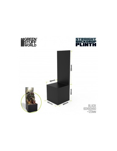 PEDESTAL CON TRASERA RECTA 6x6x6