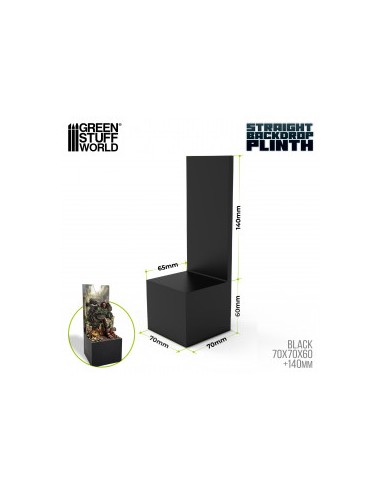 PEDESTAL CON TRASERA RECTA 7x7x6