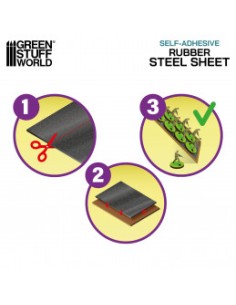 SET PLANCHA IMÁN A4 + GOMA METAL A4 2