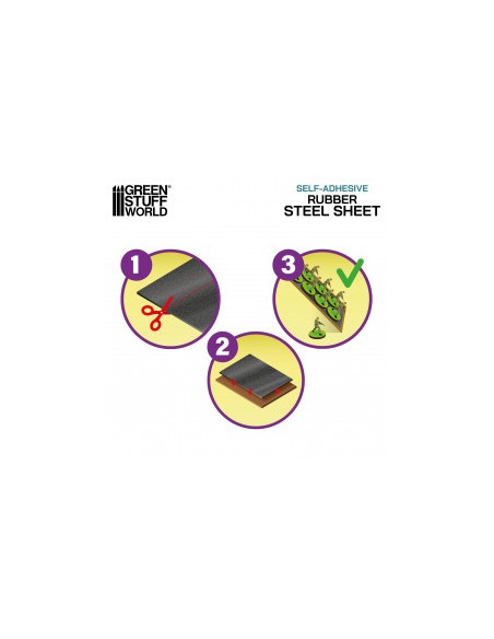 SET PLANCHA IMÁN A4 + GOMA METAL A4