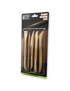 HERRAMIENTAS DE MADERA PARA MODELAR ARCILLA 2