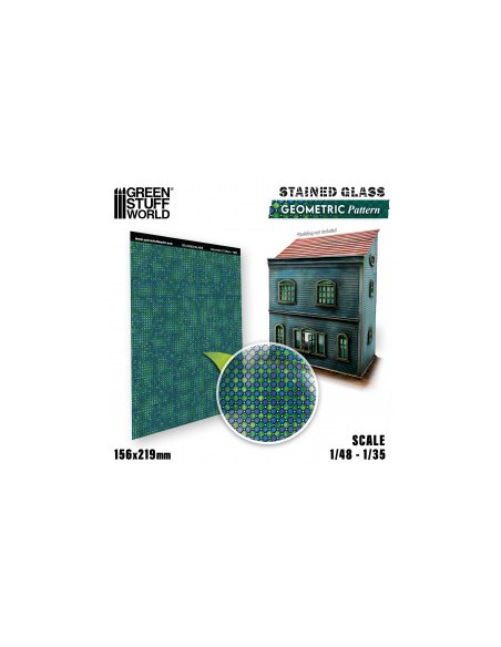 Vidrieras - Motivos de diamantes