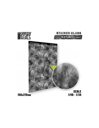 Vidrieras texturizadas transparentes