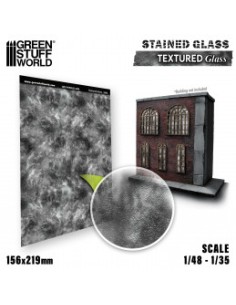 Vidrieras texturizadas transparentes