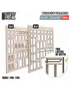 Ventanas Cuadradas Básicas - Grandes