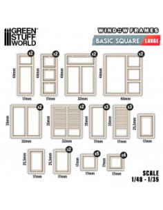 Ventanas Cuadradas Básicas - Grandes 2