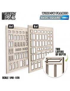 Ventanas Cuadradas Básicas - Pequeñas