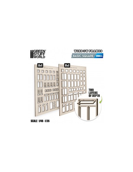 Ventanas Cuadradas Básicas - Pequeñas