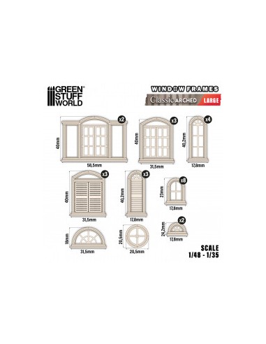 Ventanas Clásicas en arco - Grandes