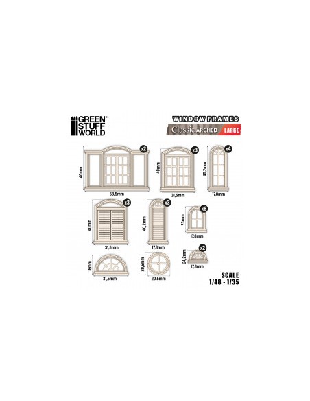 Ventanas Clásicas en arco - Grandes