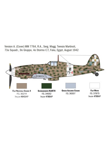 Macchi MC.202 Flogore "Aces" - 5 Regia...
