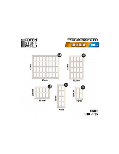 Ventanas Industriales - Pequeñas
