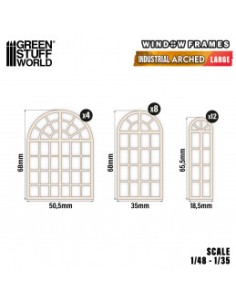 Ventanas Industriales en arco - Grandes 2